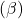 \left( \beta \right)