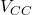V_{CC}