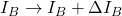 I_B \to I_B + \Delta I_B