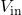 V_{\text{in}}