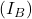 \left( I_B \right)