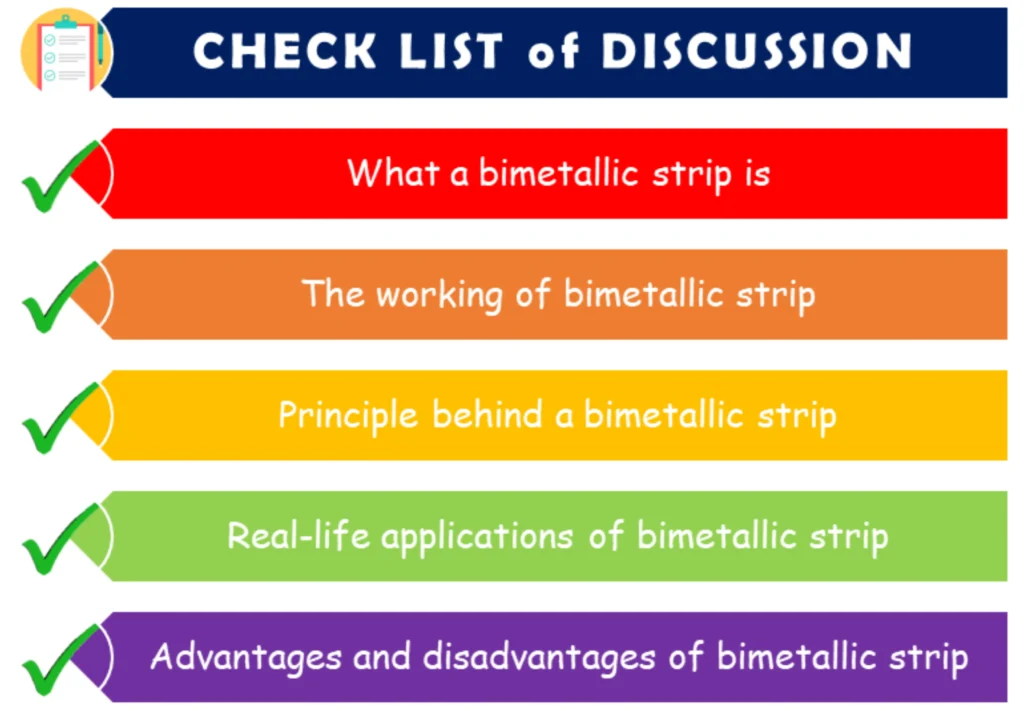 01 - Fundamentals of Bimetallic Strips _ Check List of Discussion