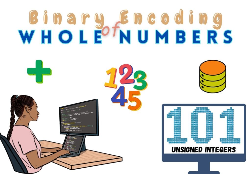 Binary Encoding of Whole Numbers | Illustration