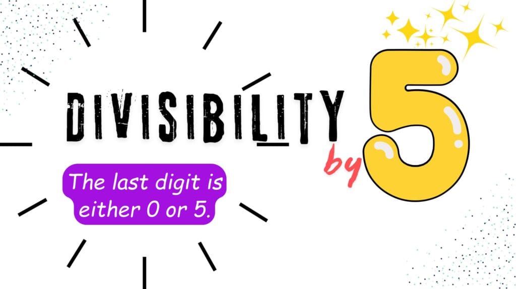 Divisibility by 5 | Rule Illustration