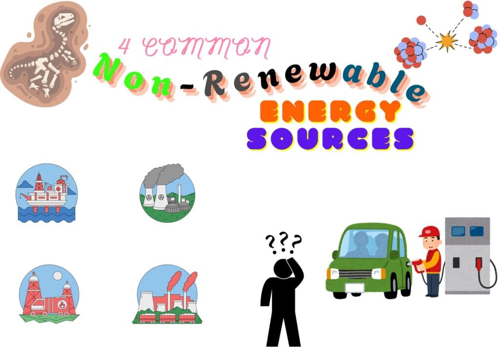 4 Common Non-Renewable Energy Sources