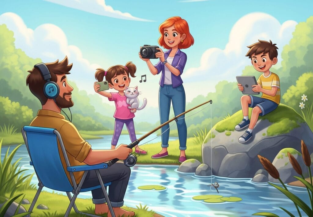 01 - Storing Images, Audio, and Video in a Computer | A Family on Vacation (Riverside) | 3 Types of Media FIles