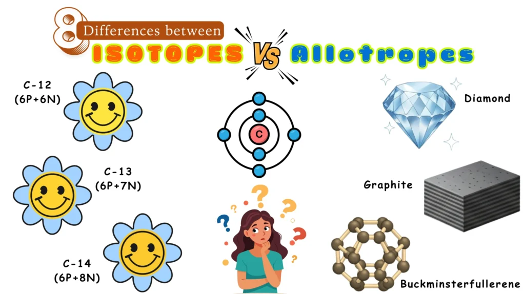 8 Differences between Isotopes vs Allotropes