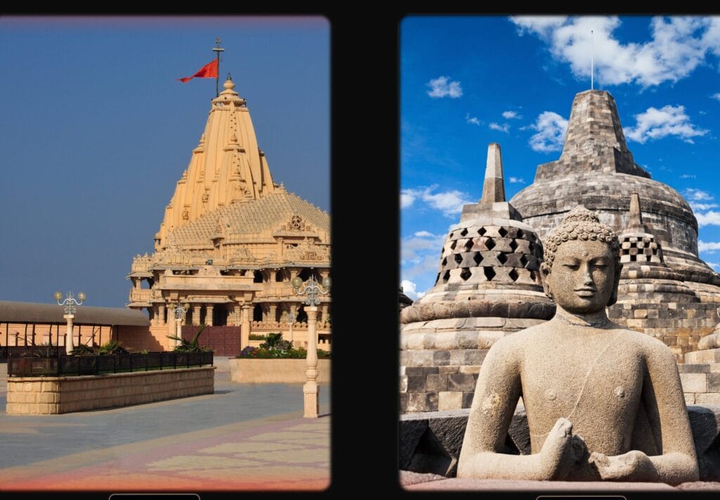 The Idolaters | Borobudur Temple Indonesia and Somnath Temple India