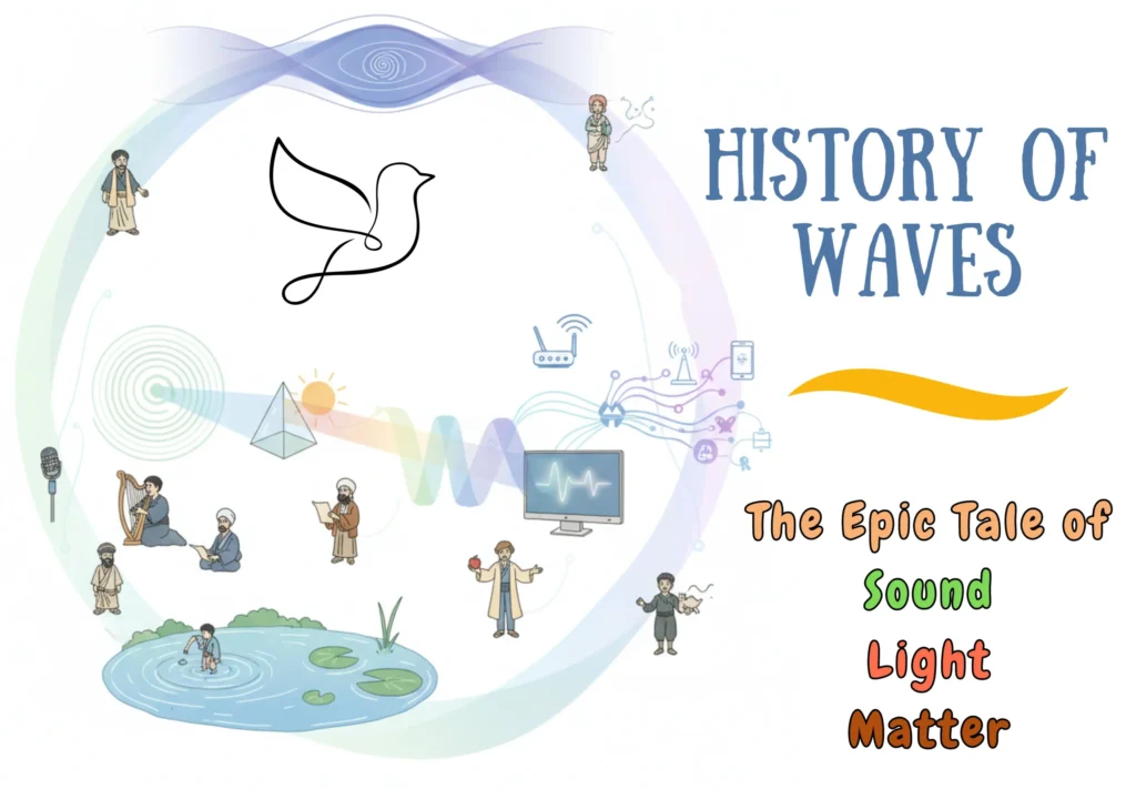 History of Waves | Illustration Showing the Evolution of the Idea of Waves