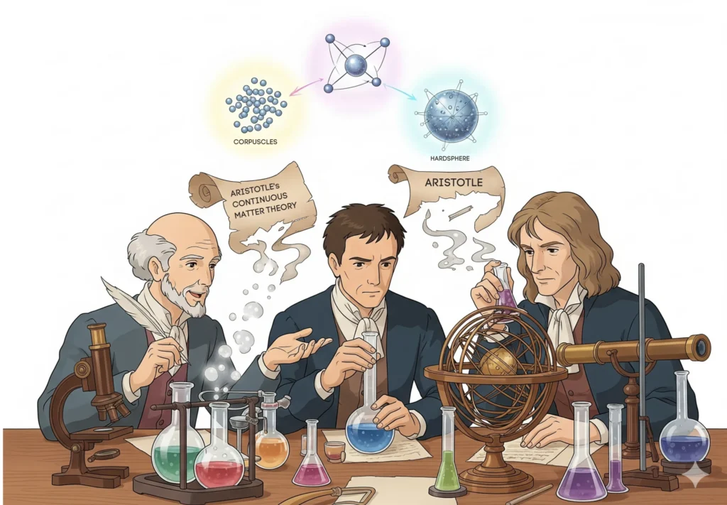 Illustration _ The Renaissance and The Rejection of Aristotle's Continuous Matter Theory