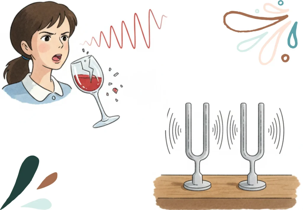 Resonance - The Characteristic of Sound Illustration