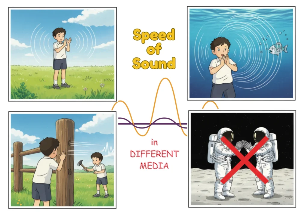 Speed of Sound - The Characteristic of Sound Illustration