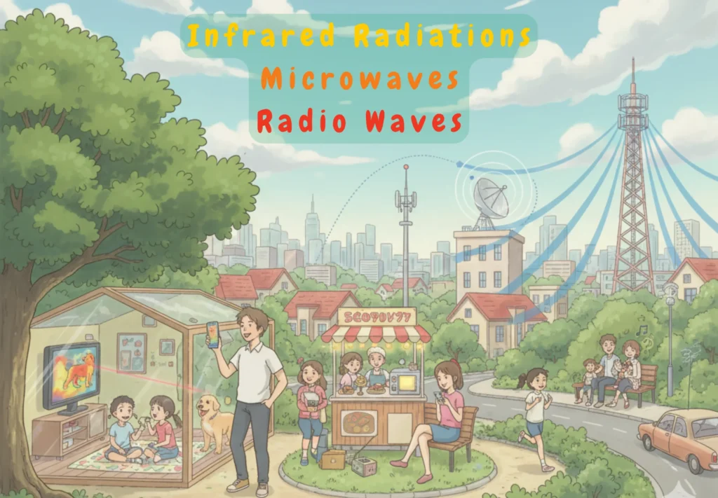 Difference between Infrared Radiations vs Microwaves vs Radio Waves _ Why Focus on the Infra-Region