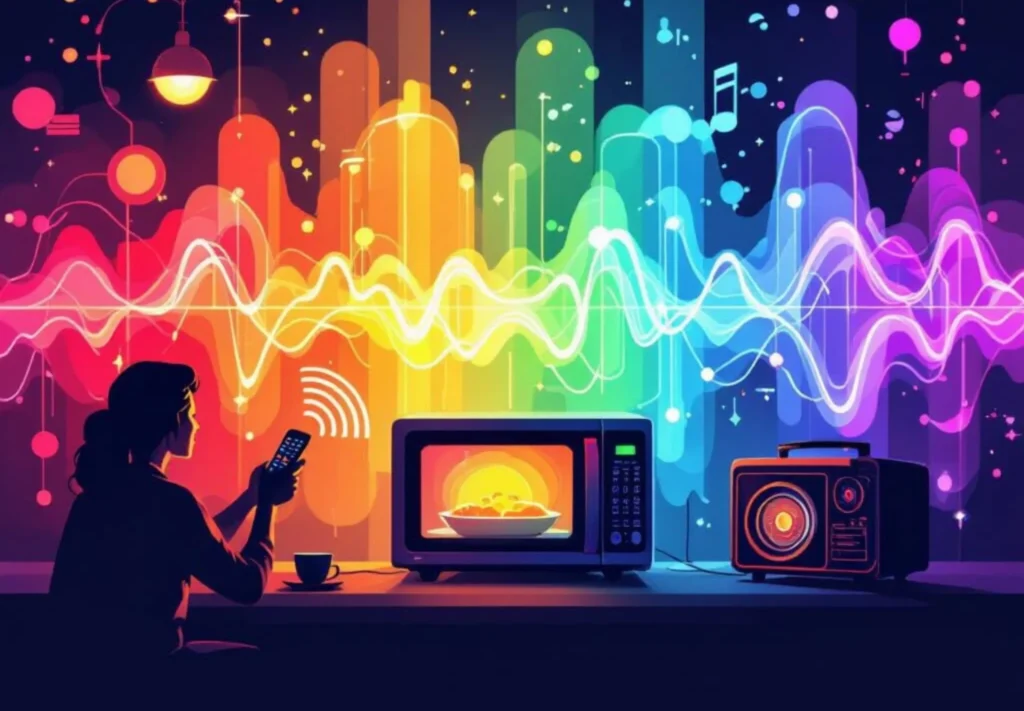 Infrared Radiation vs Microwaves vs Radio Waves _ Illustration of Infra-Region of EMW
