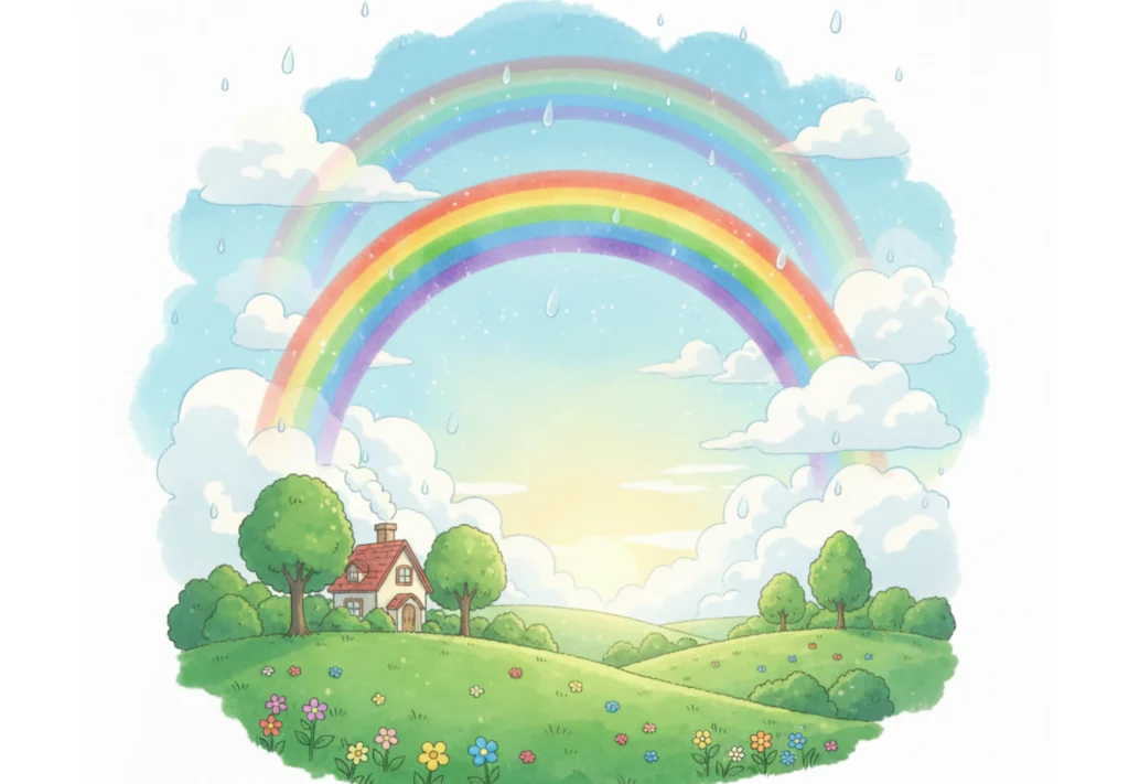 What is Rainbow? _ Illustration of Optical Masterpiece of Nature