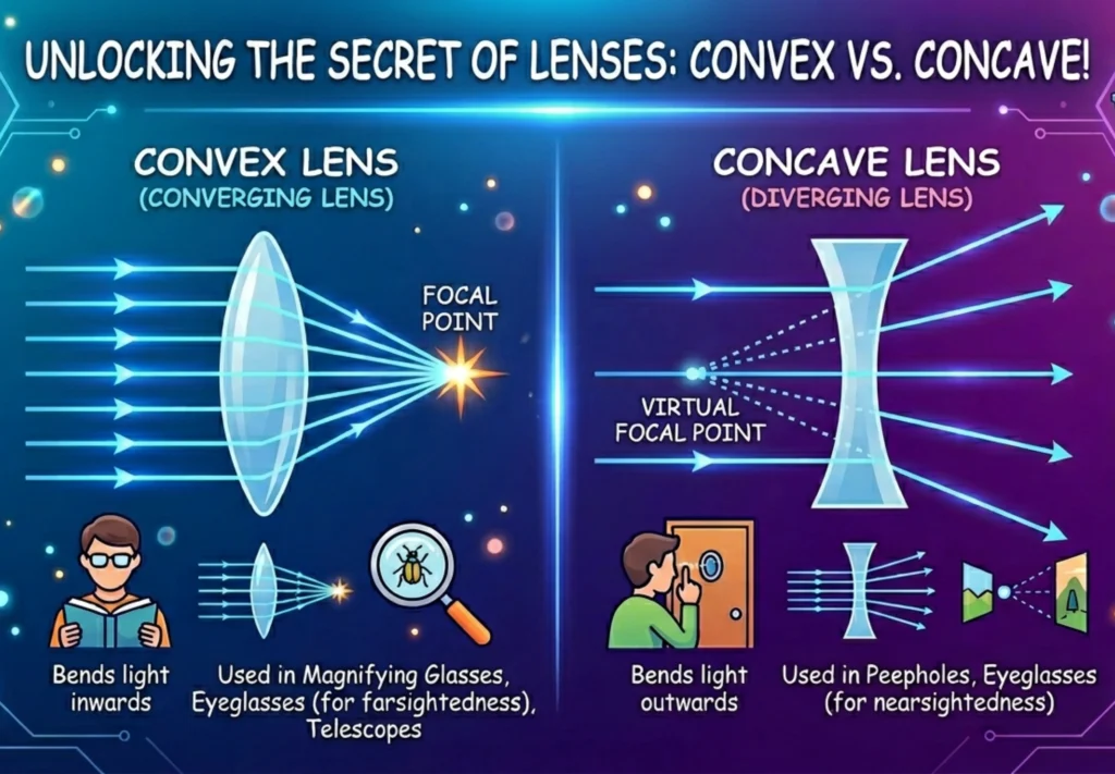 Illustration of Lenses and Their Role in Our Daily Life